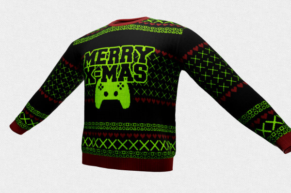 merry gaming sweater